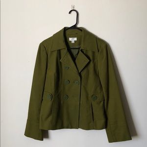 Anna Taylor LOFT Olive green Corduroy jacket
